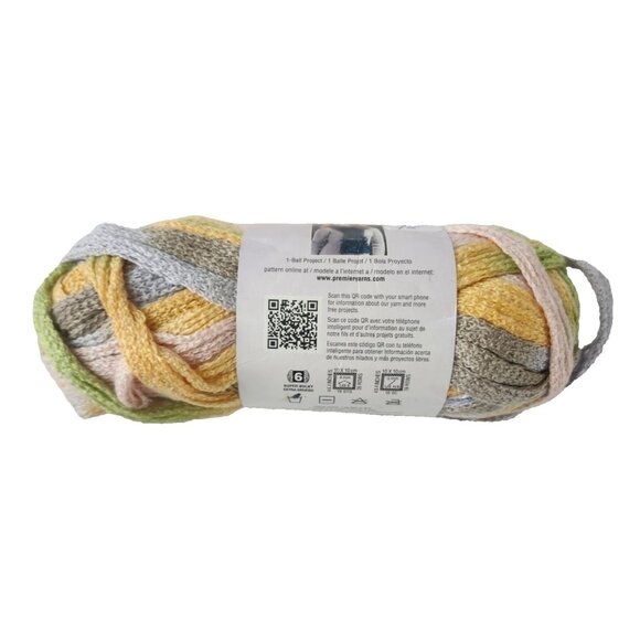 Premier Yarns Starbella April showers 1 Skein #6 Bulky Ruffle - Picture 3 of 4